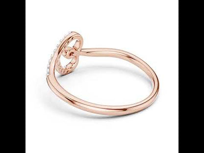 14K White Gold Round Lab-Grown Diamond Ring for Women | Anniversary Gift | Pure Carat