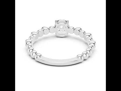 18K Yellow Gold Round Lab-Grown Diamond Ring for Women | Party Wear | Pure Carat