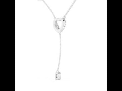 14K Yellow Gold Round Lab-Grown Diamond Bridal Pendant for Women | Pure Carat