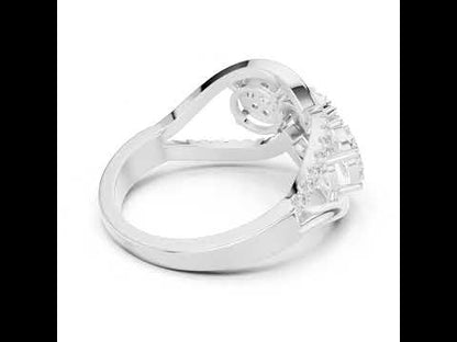 18K Yellow Gold Round Lab-Grown Diamond Engagement Ring for Women | Pure Carat