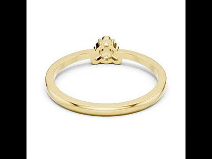 18K Rose Gold Round Lab-Grown Diamond Wedding Ring for Women | Pure Carat