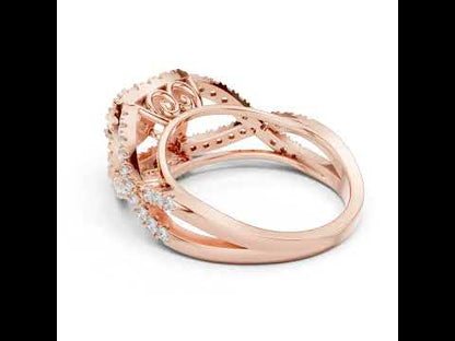 14K Yellow Gold Round Lab-Grown Diamond Engagement Ring for Women | Pure Carat