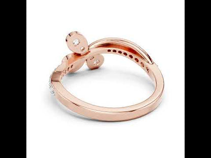 14K White Gold Round Lab-Grown Diamond Stud Ring for Women | Anniversary Gift | Pure Carat