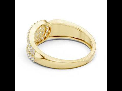 14K Yellow Gold Round Lab-Grown Diamond Engagement Ring for Women | Pure Carat