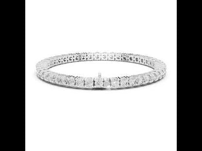 14k Yellow Gold Round Lab-Grown Diamond Engagement Bracelet for Women | Pure Carat