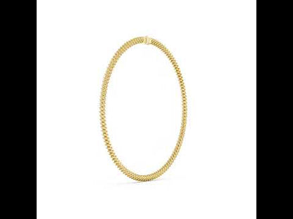 18k Yellow Gold Marquise Lab-Grown Diamond Everyday Wear Necklace for Women | Pure Carat