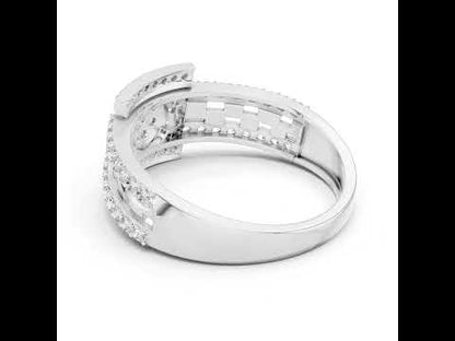 14K Rose Gold Round Lab-Grown Diamond Everyday Wear Ring for Women | Pure Carat