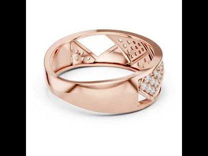 14K Yellow Gold Round Lab-Grown Diamond Bridal Drop Ring for Women | Pure Carat