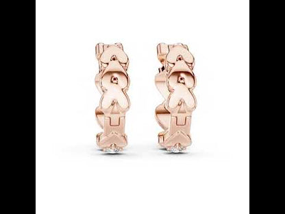 Elegant Round Lab-Grown Diamond Earrings | 14K Yellow Gold | Party Wear | Pure Carat