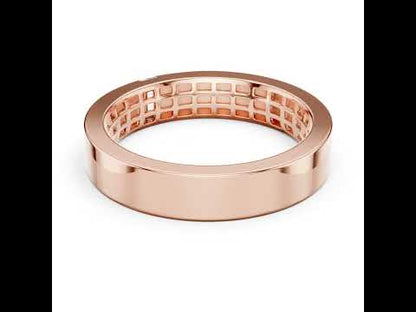 18K White Gold Baguette Lab-Grown Diamond Engagement Ring for Women | Pure Carat