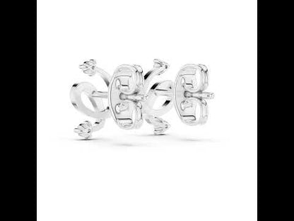 14K Yellow Gold Round Lab-Grown Diamond Earrings for Women | Office Wear | Pure Carat