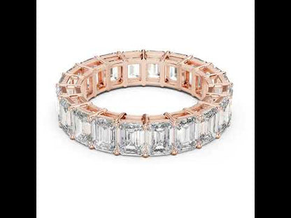 18K Rose Gold Emerald Cut Lab-Grown Diamond Ring for Women | Office Wear | Pure Carat
