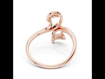 14K White Gold Round Lab-Grown Diamond Ring for Women | Engagement Wear | Pure Carat