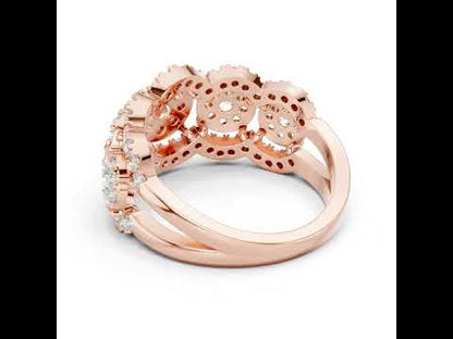14K Yellow Gold Round Lab-Grown Diamond Everyday Wear Ring for Women | Pure Carat