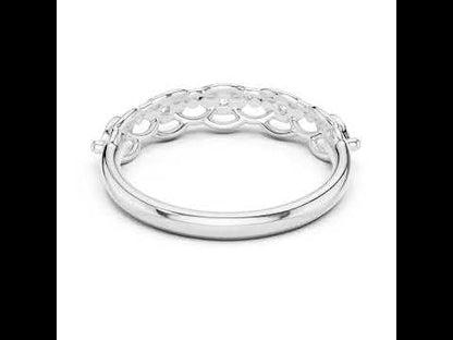 14K White Gold Round Lab-Grown Diamond Ring for Women | Everyday Wear | Pure Carat