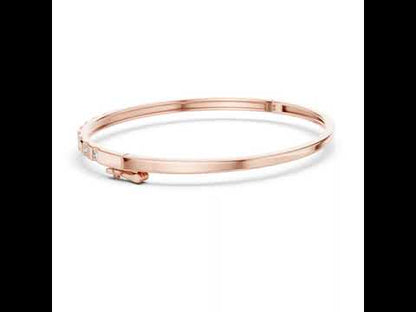 14k White Gold Round Lab-Grown Diamond Office Wear Bracelet | Pure Carat