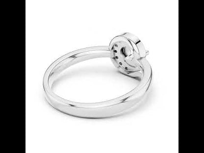 18K Yellow Gold Round Lab-Grown Diamond Ring for Women | Anniversary Gift | Pure Carat