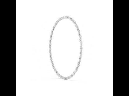 14k White Gold Pear/Round Lab-Grown Diamond Anniversary Gift Necklace | Pure Carat