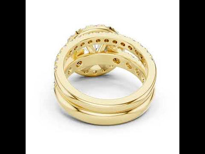 Round Lab-Grown Diamond Engagement Ring in 18K Rose Gold for Women – Pure Carat