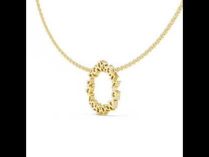 18k Rose Gold Marquise/Pear/Emerald/Round Cut Diamond Engagement Pendant for Women | Pure Carat