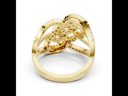 18K Rose Gold Round Lab-Grown Diamond Engagement Ring for Women | Pure Carat