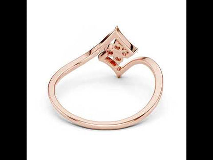 14K Yellow Gold Round Lab-Grown Diamond Ring for Women | Bridal Wear | Pure Carat