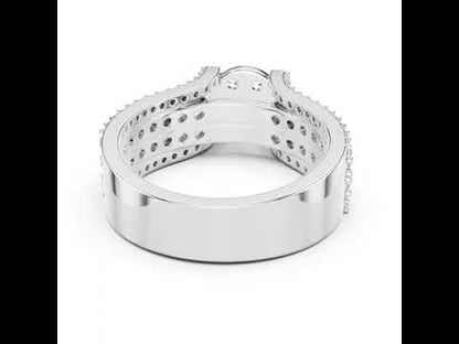 18K Yellow Gold Round Lab-Grown Diamond Ring for Women | Anniversary Gift | Pure Carat