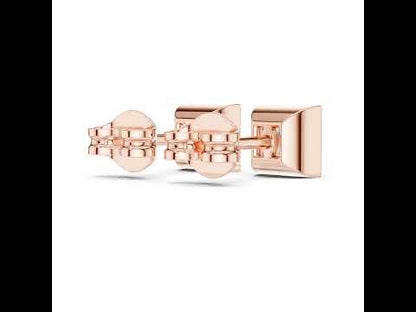 14K Yellow Gold Princess Lab-Grown Diamond Stud Earrings for Women | Wedding Collection | Pure Carat
