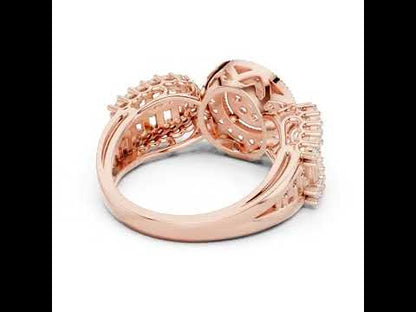 18K White Gold Round Lab-Grown Diamond Wedding Ring for Women | Pure Carat