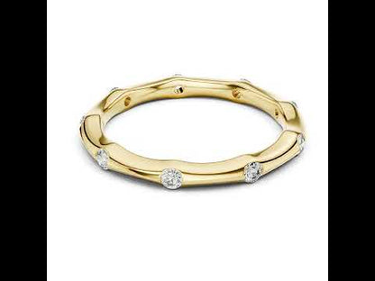 14K Rose Gold Round Lab-Grown Diamond Ring for Women | Party Wear Jewellery | Pure Carat