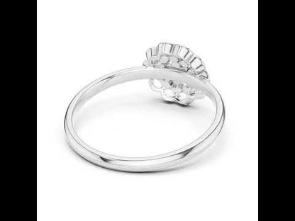 14K White Gold Round Lab-Grown Diamond Solitaire Ring for Women | Everyday Wear | Pure Carat