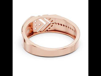 18K White Gold Round Lab-Grown Diamond Solitaire Ring for Office Wear | Pure Carat