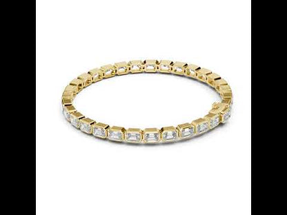 Emerald Lab-Grown Diamond Bracelet in 14K White Gold - Bridal Jewellery - Pure Carat