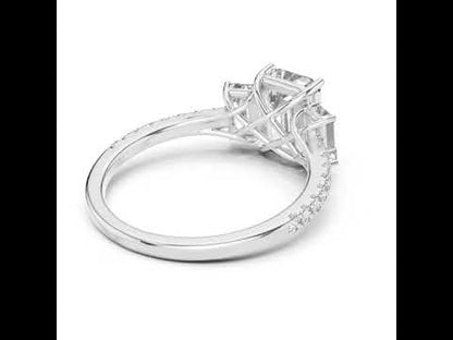 14K Rose Gold Round Cut Diamond Drop Ring for Women | Engagement Jewellery | Pure Carat