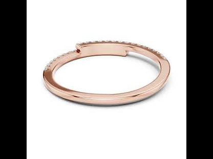 14K Rose Gold Round Lab-Grown Diamond Stud Ring for Women | Engagement Wear | Pure Carat