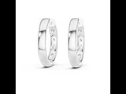 18K Yellow Gold Round Lab-Grown Diamond Earrings for Women | Engagement | Pure Carat