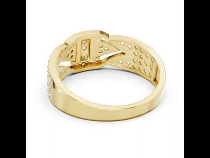 14K White Gold Round Lab-Grown Diamond Anniversary Drop Ring for Women | Pure Carat
