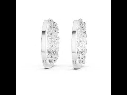 Princess, Pear & Emerald Lab-Grown Diamond Stud Earrings in 18K Yellow Gold - Pure Carat
