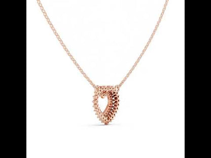 18k Yellow Gold Round Lab-Grown Diamond Wedding Pendant for Women | Pure Carat