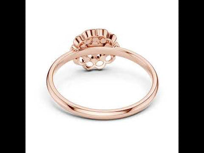 14K White Gold Round Lab-Grown Diamond Solitaire Ring for Women | Everyday Wear | Pure Carat