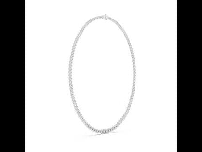 14k Yellow Gold Round Lab-Grown Diamond Wedding Necklace for Women | Pure Carat