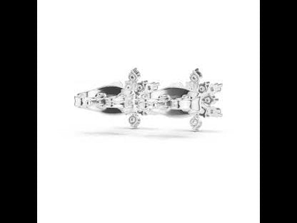 14K White Gold Round Lab-Grown Diamond Everyday Wear Earrings for Women | Pure Carat