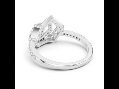 14K Rose Gold Round Lab-Grown Diamond Ring for Women | Office Wear | Pure Carat