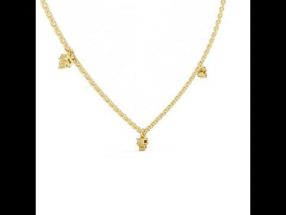 14k Yellow Gold Round/Bug Lab-Grown Diamond Office Wear Pendant for Women | Pure Carat