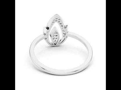 18K Yellow Gold Round Lab-Grown Diamond Engagement Ring for Women | Pure Carat