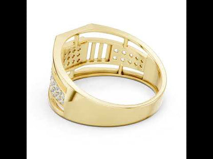 18K White Gold Round Lab-Grown Diamond Anniversary Gift Ring for Women | Pure Carat