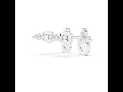 14K Yellow Gold Round Lab-Grown Diamond Engagement Earrings for Women | Pure Carat