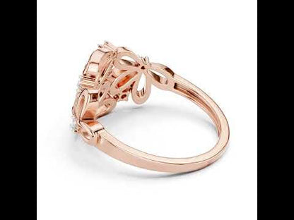 18K Yellow Gold Round Lab-Grown Diamond Ring for Women | Office Wear | Pure Carat