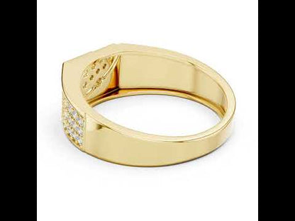 14K Yellow Gold Round Lab-Grown Diamond Bridal Ring for Women | Pure Carat