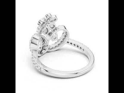 18K Yellow Gold Round Lab-Grown Diamond Ring for Women | Anniversary Gift | Pure Carat